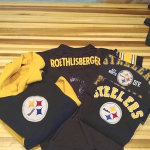 Bundle of Steelers gear Youth Size Sm/Med